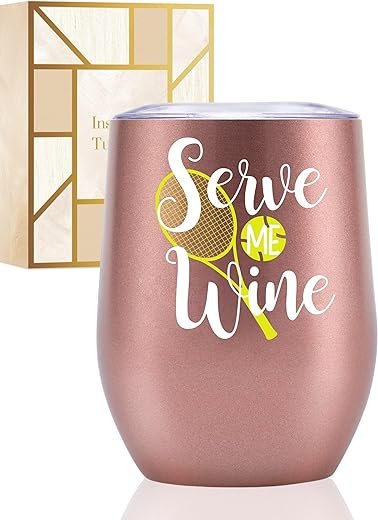 Onebttl Tennis Themed Stainless Steel Tumbler