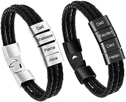 ORFAN Personalized Leather Name Bracelet