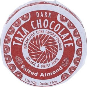 Organic Mexicano Disc Dark Chocolate with Salted Almond