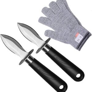 Oyster Shucking Knife with Gloves