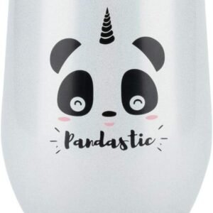 Panda-themed Insulated Wine Tumbler for Girls & Women