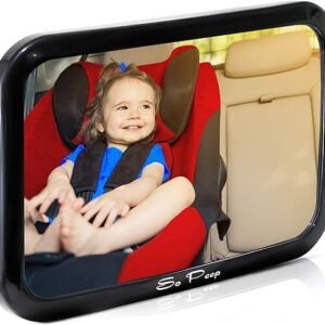 Peep Baby Car Mirror - Adjustable Safety Mirror