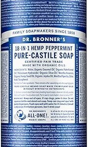 Peppermint Hemp Castile Oil - 25 OZ