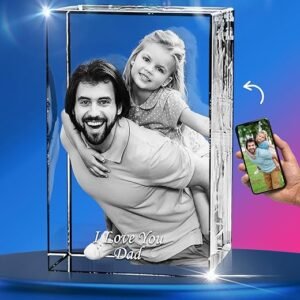 Personalized 3D Crystal Photo Cube