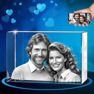 Personalized 3D Crystal Photo - Valentine's Day Gift