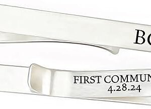 Personalized Communion Tie Clip for Boys