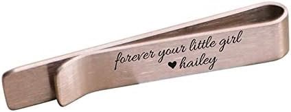Personalized Engraved Tie Bar for Men