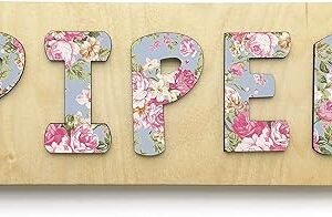 Personalized Floral Wood Name Puzzle