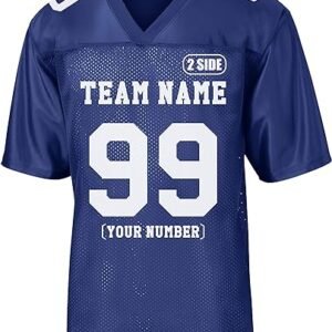 Personalized Men's Football Jerseys with Custom Team Name