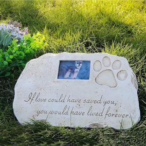 Personalized Pet Memorial Stone with Photo