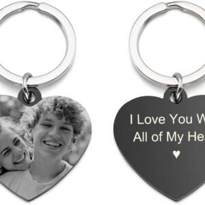 Personalized Photo Keychains with Calendar Engraved