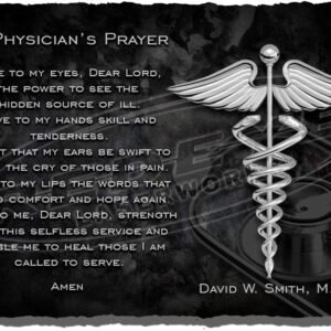 Personalized Physician Prayer Stone Plaque