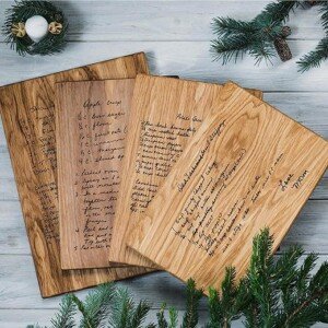 Personalized Recipe Cutting Board: Family Keepsake
