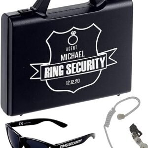 Personalized Ring Security Case - Wedding