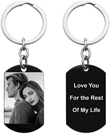 Personalized Stainless Steel Dog Tag Key Chain