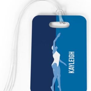 Personalized Swimming Bag Tag for Swimmer
