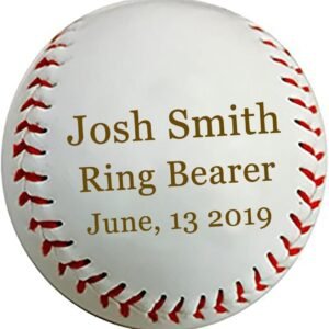 Personalized Synthetic Leather Baseball Gift