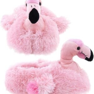 Pink Flamingo Slippers for Adults