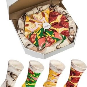 Pizza Box Socks - Rainbow Edition
