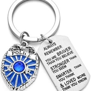 Police Keychain for Graduation Gift