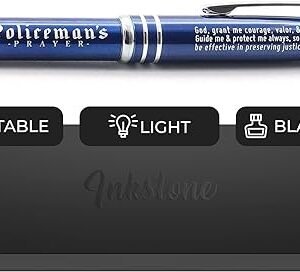 Policeman Prayer Gift Pen with Flashlight