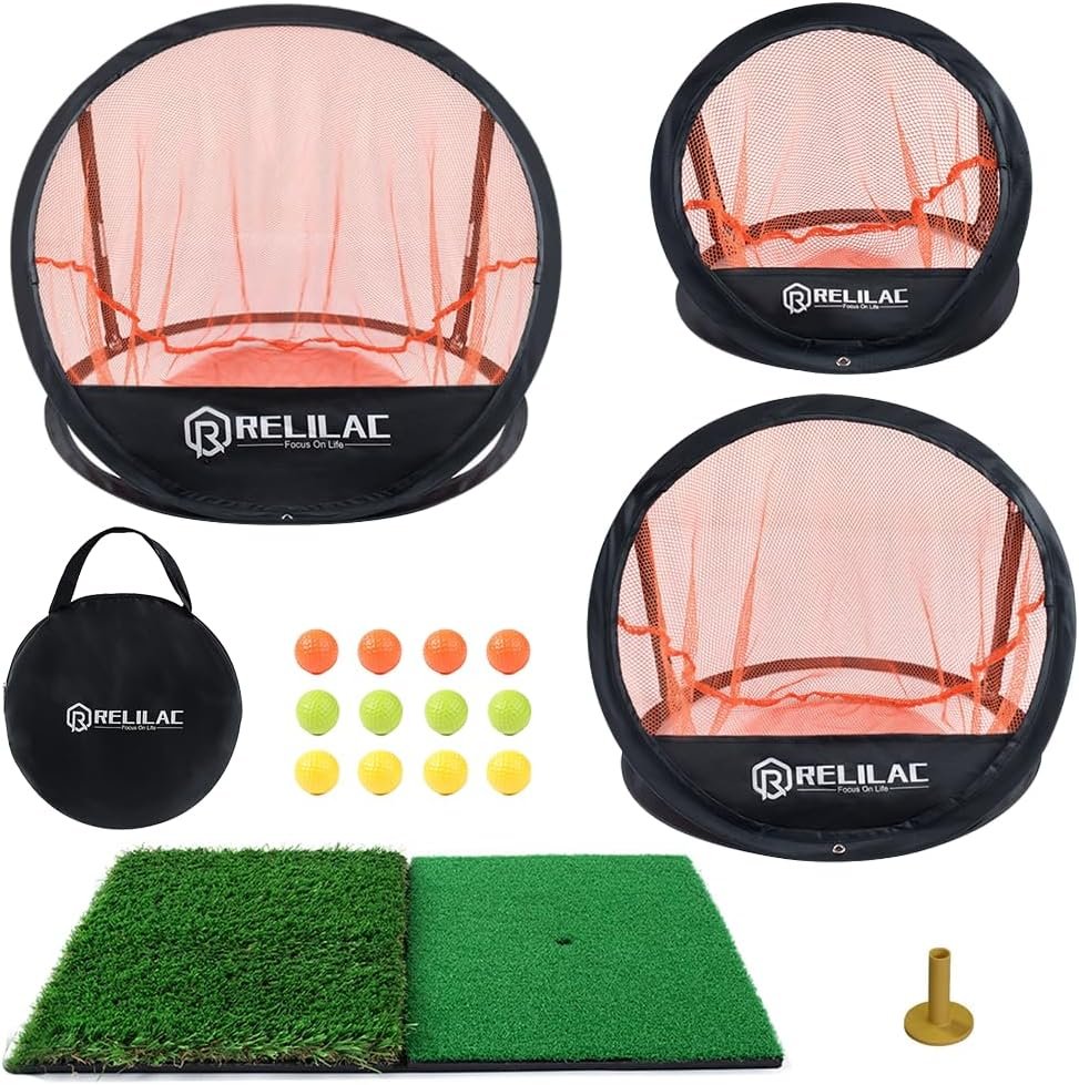Pop Up Golf Chipping Practice Net