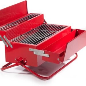 Portable BBQ Tool Box - Red