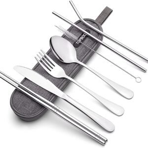 Portable Stainless Steel Travel Cutlery Set