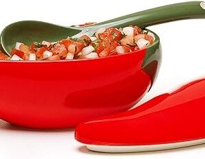 Progressive Salsa Bowl with Spoon - Homemade Salsa and More!