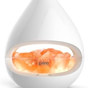 PureGlow Crystal - Himalayan Salt Lamp & Essential Oil Diffuser