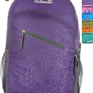Purple Outlander Lightweight Travel Backpack
