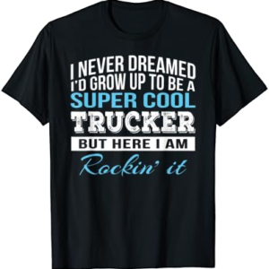 Quirky Trucker Tee - Cool Gift
