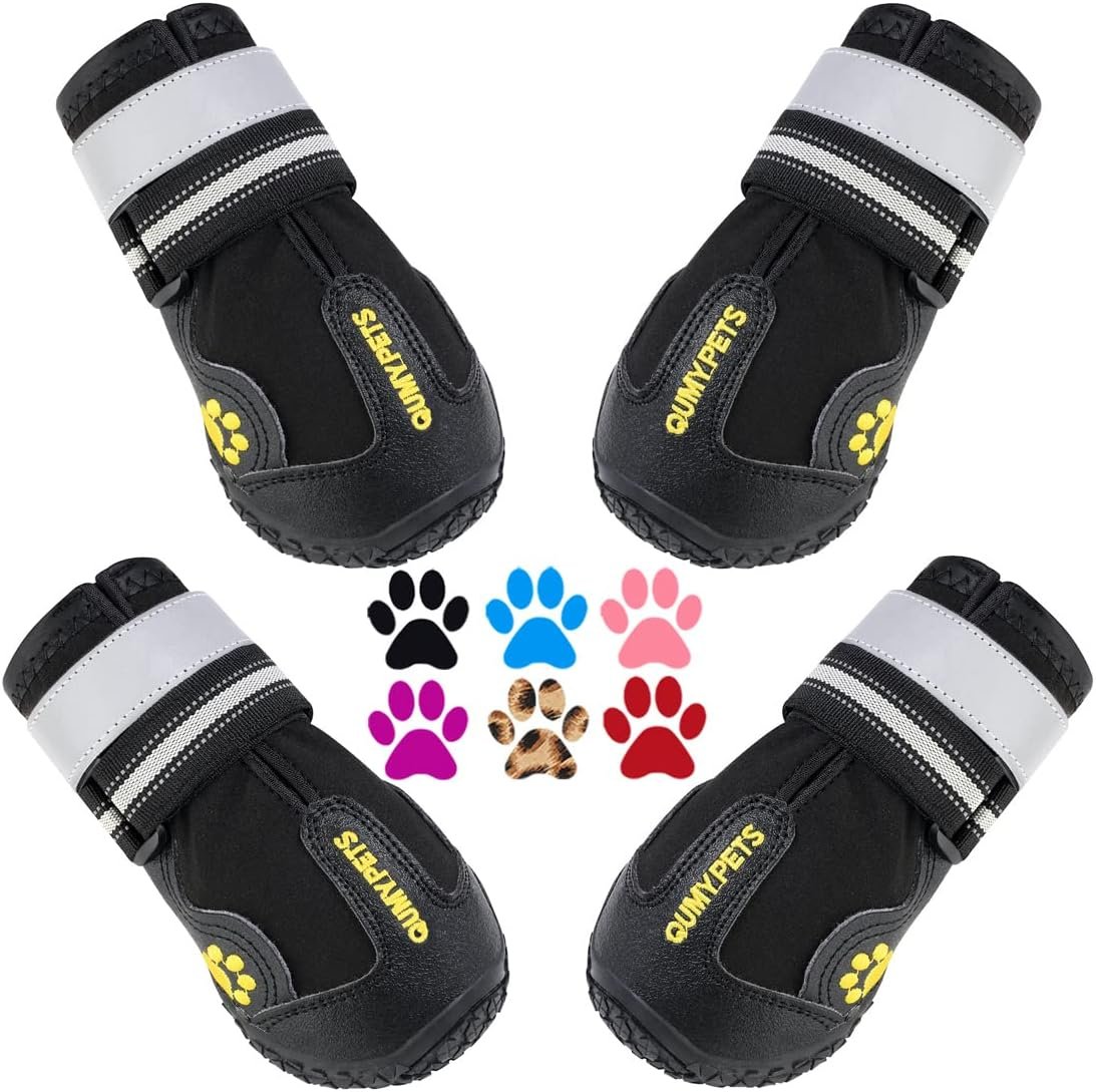 QUMY Dog Shoes: Winter & Waterproof Protection