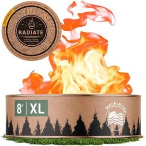 Radiate XL Portable Campfire - 5 Hour Burn Time