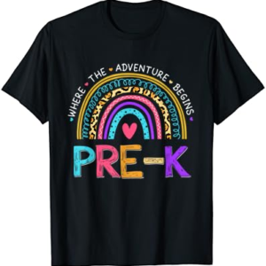 Rainbow Pre-K Adventure Begins T-Shirt
