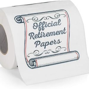 Retirement Papers Toilet Paper - Funny Gift