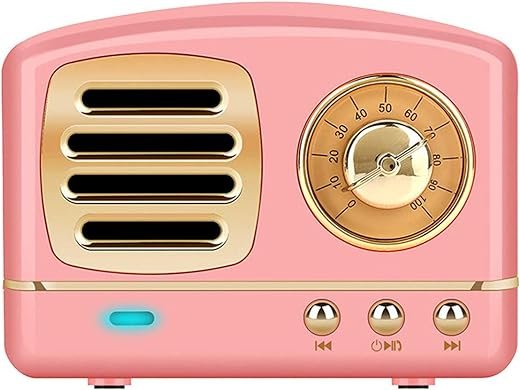 Retro Bluetooth Speaker with Enhanced Bass