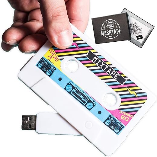 Retro Mixtape USB Flash Drive 8GB