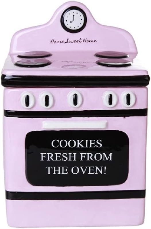 Retro Oven Freshly Baked Cookie Jar