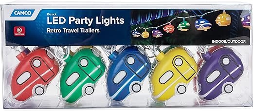Retro Travel Trailer Party Lights