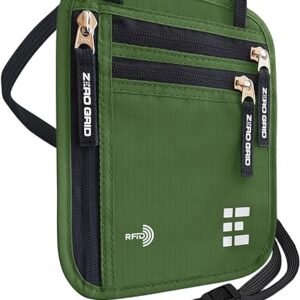RFID Blocking Travel Neck Wallet