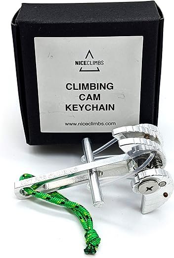 Rock Climbing Cam Keychain