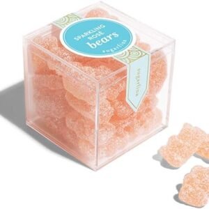 Rose Bear Gummy Candy Cube, 3.6oz
