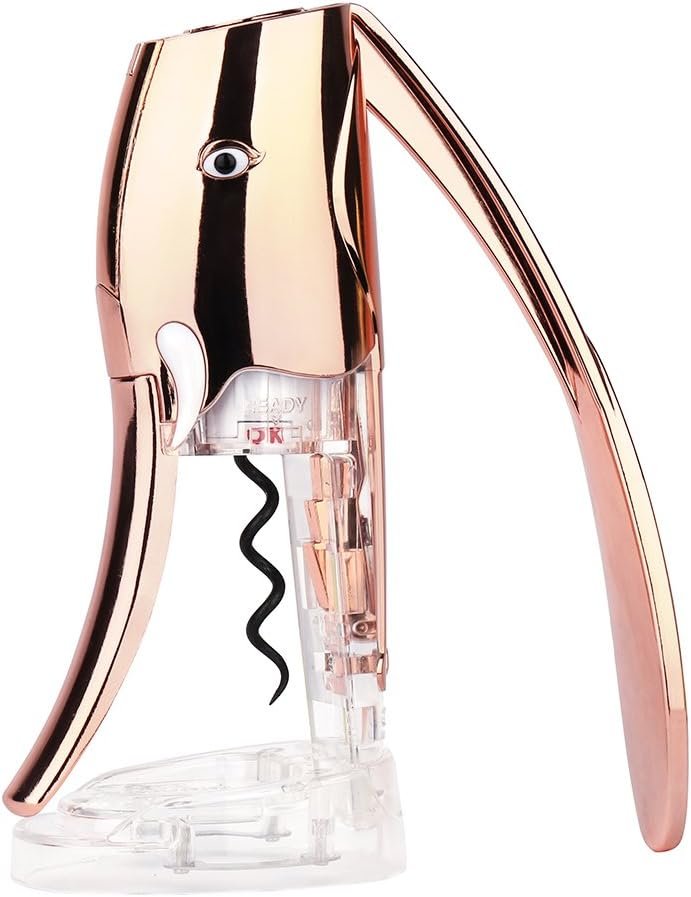 Rose Gold Elephant Wine Bottle Opener