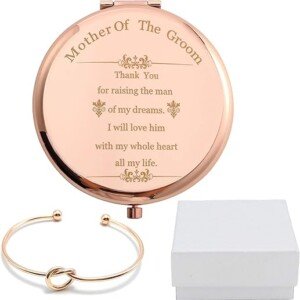 Rose Gold Mother of Groom Gift Set