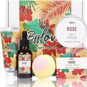 Rose Spa Set: 5pc Self Care Kit
