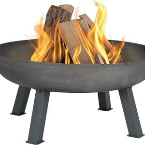Rustic Outdoor Fire Pit Bowl