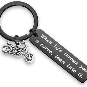 Safe Drive Motorcycle Keychain Gift