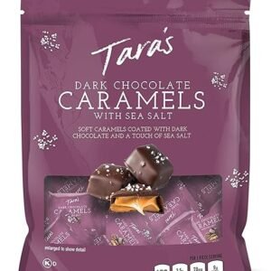 Sea Salt Soft Caramels - Dark Chocolate, 3lb