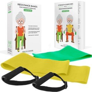 Seniors Chair Exercises with Resistance Bands